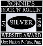 Ronnie's Rock 'N' Rollin' Website Award